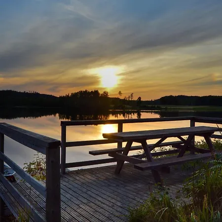 Fishing Cottage Villa Rantakallio On The Lake Simpele With Jacuzzi